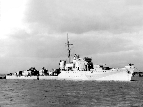 HMS Eglinton L87 Hunt Class Destroyer 1942