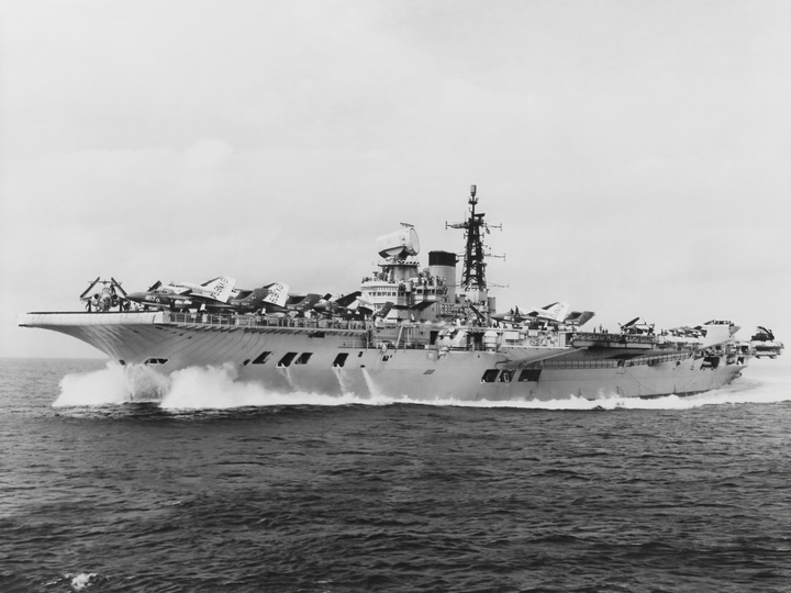 HMS Victorious R38 Illustrious Class Aircraft Carrier 1963 Photo Print - Posters, Prints, & Visual Artwork - by Hampshire Prints (image 1 of 9)