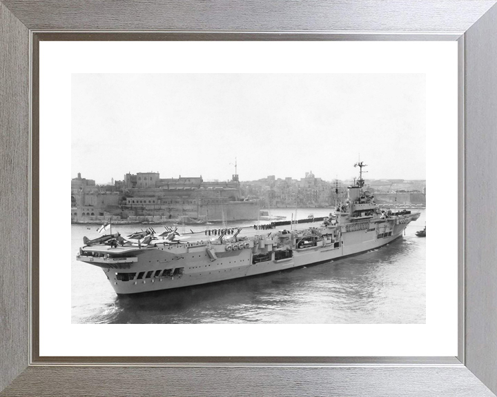 HMS Indomitable 92 Illustrious Class Aircraft Carrier Aerial Port Side Malta Photo Print - Posters, Prints, & Visual Artwork - by Hampshire Prints (image 6 of 9)