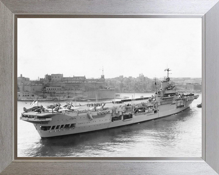 HMS Indomitable 92 Illustrious Class Aircraft Carrier Aerial Port Side Malta Photo Print - Posters, Prints, & Visual Artwork - by Hampshire Prints (image 7 of 9)