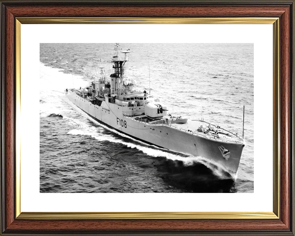 HMS Londonderry F108 Rothesay Class Frigate 1960 Photo Print - Posters, Prints, & Visual Artwork - by Hampshire Prints (image 8 of 9)