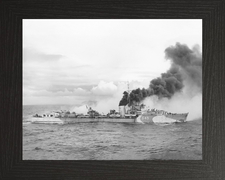 HMS Quail G45 Q Class Destroyer February 1943 Photo Print - Posters, Prints, & Visual Artwork - by Hampshire Prints (image 3 of 9)