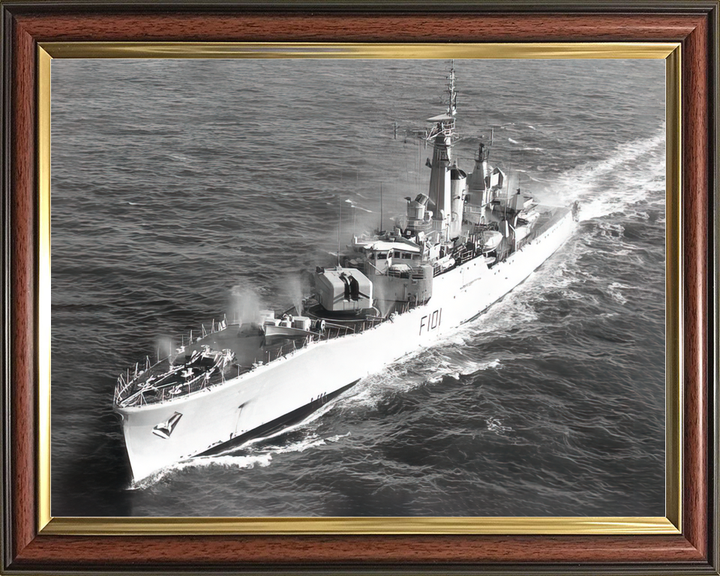 HMS Yarmouth F101 Rothesay Class Frigate Pre Wetting Photo Print - Posters, Prints, & Visual Artwork - by Hampshire Prints (image 9 of 9)