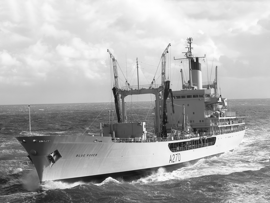 RFA Blue Rover A270 Rover Class Tanker November 1976 Photo Print - Posters, Prints, & Visual Artwork - by Hampshire Prints (image 1 of 9)