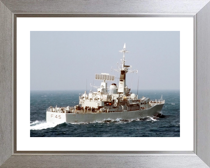 HMS Minerva F45 Leander Class Frigate April 1988 Starboard Quarter View Photo Print - Posters, Prints, & Visual Artwork - by Hampshire Prints (image 6 of 9)