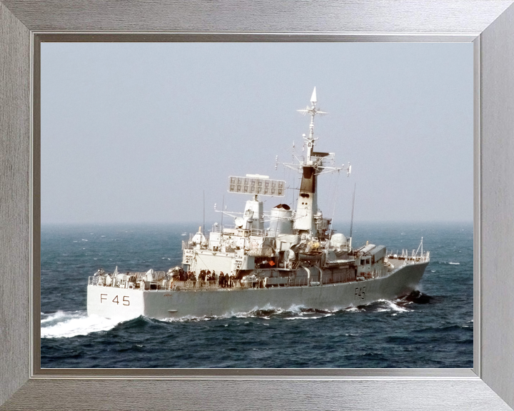HMS Minerva F45 Leander Class Frigate April 1988 Starboard Quarter View Photo Print - Posters, Prints, & Visual Artwork - by Hampshire Prints (image 7 of 9)
