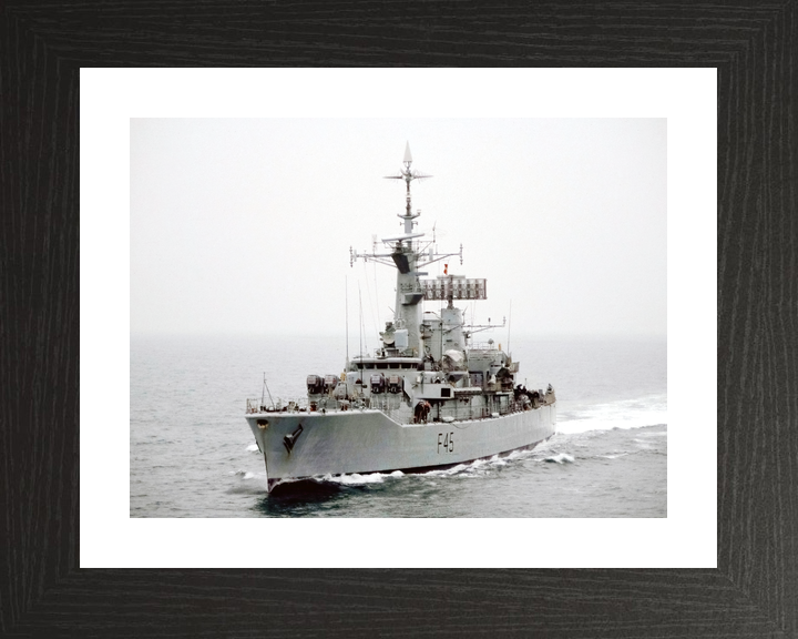 HMS Minerva F45 Leander Class Frigate April 1988 Port Bow View Photo Print - Posters, Prints, & Visual Artwork - by Hampshire Prints (image 2 of 9)