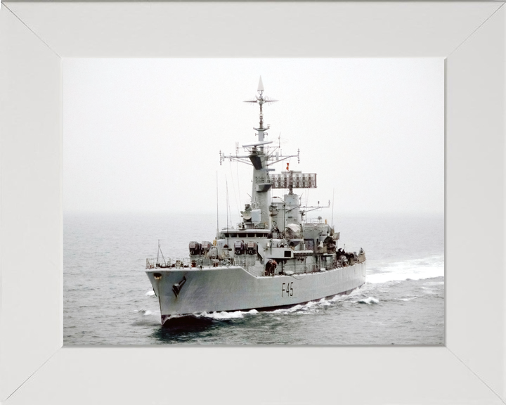 HMS Minerva F45 Leander Class Frigate April 1988 Port Bow View Photo Print - Posters, Prints, & Visual Artwork - by Hampshire Prints (image 5 of 9)