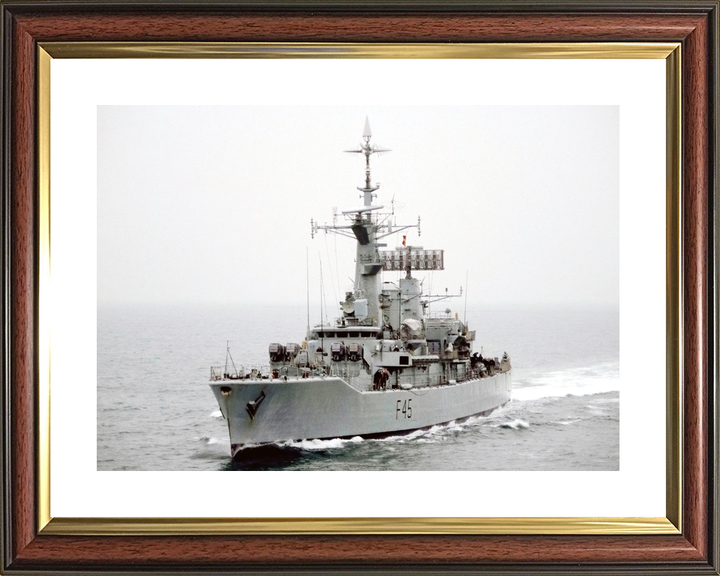 HMS Minerva F45 Leander Class Frigate April 1988 Port Bow View Photo Print - Posters, Prints, & Visual Artwork - by Hampshire Prints (image 8 of 9)