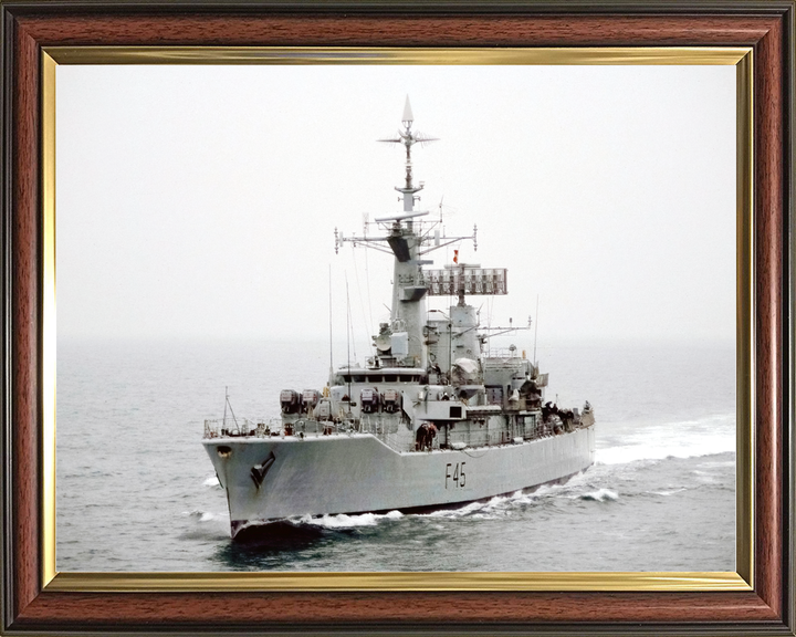 HMS Minerva F45 Leander Class Frigate April 1988 Port Bow View Photo Print - Posters, Prints, & Visual Artwork - by Hampshire Prints (image 9 of 9)