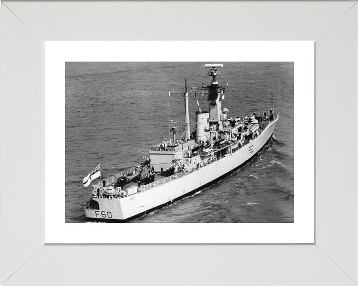 HMS Jupiter F60 Leander Class Frigate Starboard Quarter View Photo Print - Posters, Prints, & Visual Artwork - by Hampshire Prints (image 4 of 9)