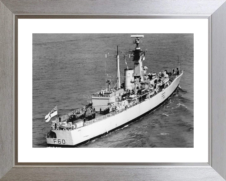 HMS Jupiter F60 Leander Class Frigate Starboard Quarter View Photo Print - Posters, Prints, & Visual Artwork - by Hampshire Prints (image 6 of 9)