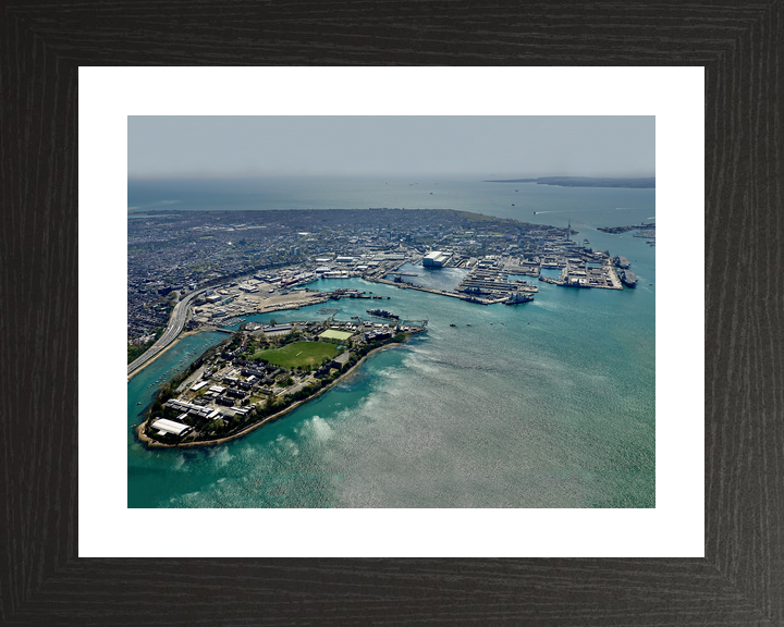 HMS Excellent Portsmouth (Whale Island) 2014 Aerial Photo Print - Posters, Prints, & Visual Artwork - by Hampshire Prints (image 2 of 9)