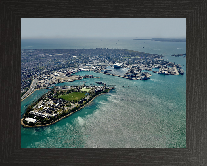 HMS Excellent Portsmouth (Whale Island) 2014 Aerial Photo Print - Posters, Prints, & Visual Artwork - by Hampshire Prints (image 3 of 9)