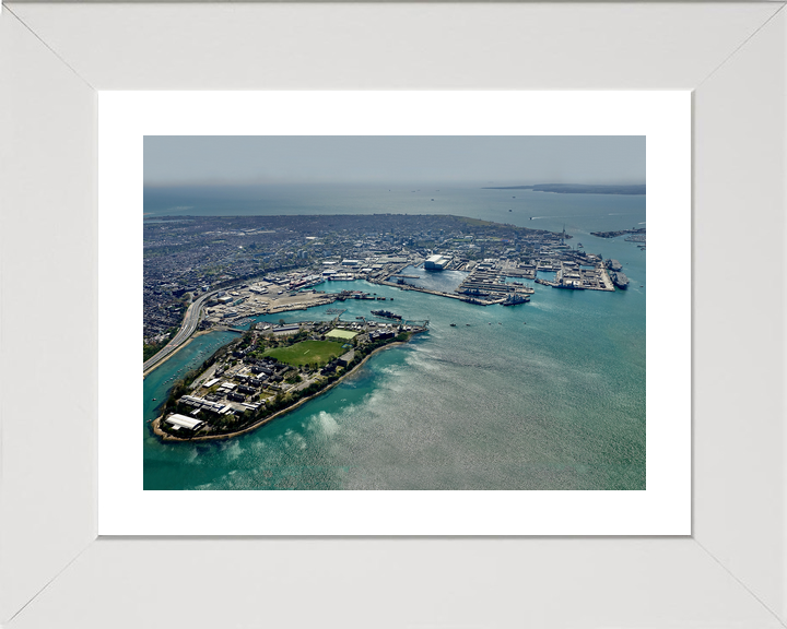 HMS Excellent Portsmouth (Whale Island) 2014 Aerial Photo Print - Posters, Prints, & Visual Artwork - by Hampshire Prints (image 4 of 9)