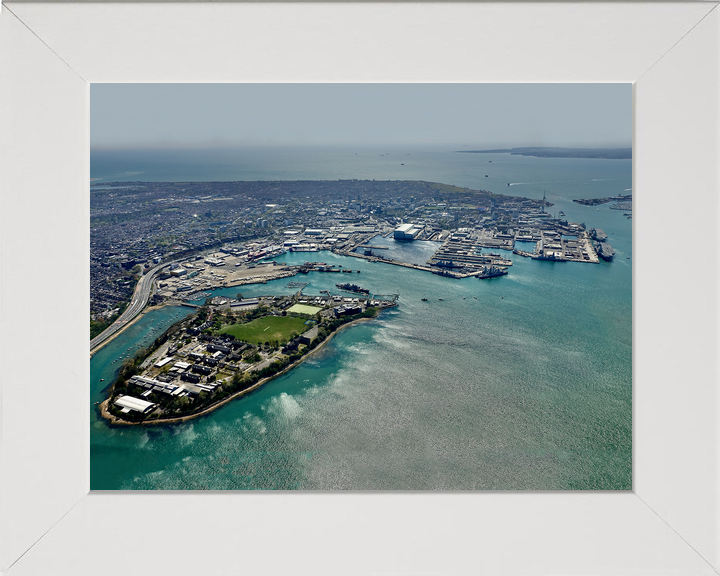 HMS Excellent Portsmouth (Whale Island) 2014 Aerial Photo Print - Posters, Prints, & Visual Artwork - by Hampshire Prints (image 5 of 9)