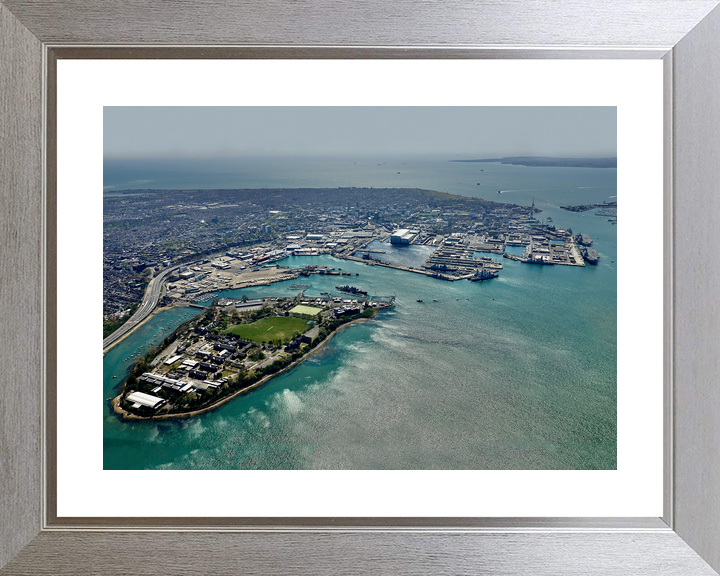 HMS Excellent Portsmouth (Whale Island) 2014 Aerial Photo Print - Posters, Prints, & Visual Artwork - by Hampshire Prints (image 6 of 9)