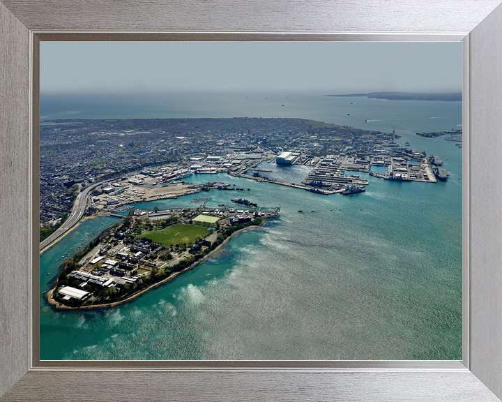 HMS Excellent Portsmouth (Whale Island) 2014 Aerial Photo Print - Posters, Prints, & Visual Artwork - by Hampshire Prints (image 7 of 9)
