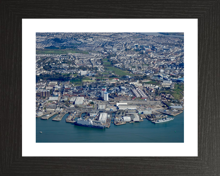 HMNB Plymouth (Devonport) 2005 Aerial Photo Print - Posters, Prints, & Visual Artwork - by Hampshire Prints (image 2 of 9)