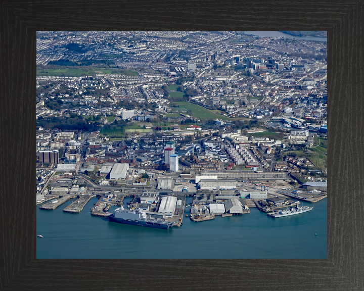 HMNB Plymouth (Devonport) 2005 Aerial Photo Print - Posters, Prints, & Visual Artwork - by Hampshire Prints (image 3 of 9)