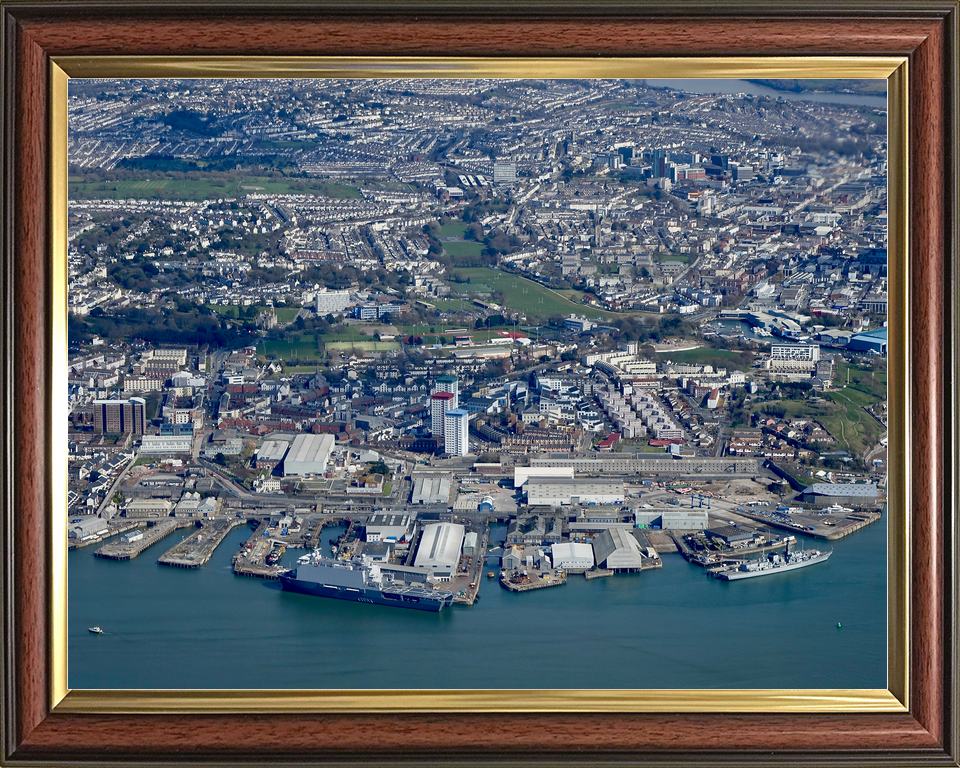 HMNB Plymouth (Devonport) 2005 Aerial Photo Print - Posters, Prints, & Visual Artwork - by Hampshire Prints (image 9 of 9)