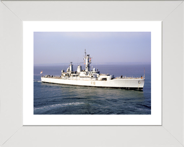 HMS Galatea (F18) Royal Navy Leander Class Frigate Entering Harbour Photo Print Wall Art Decor - Posters, Prints, & Visual Artwork - by Hampshire Prints (image 4 of 9)