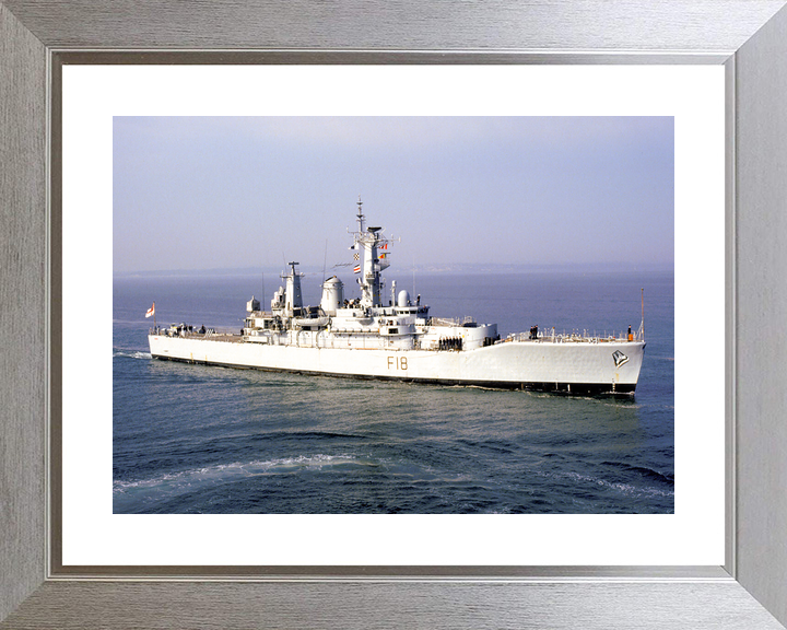 HMS Galatea (F18) Royal Navy Leander Class Frigate Entering Harbour Photo Print Wall Art Decor - Posters, Prints, & Visual Artwork - by Hampshire Prints (image 6 of 9)