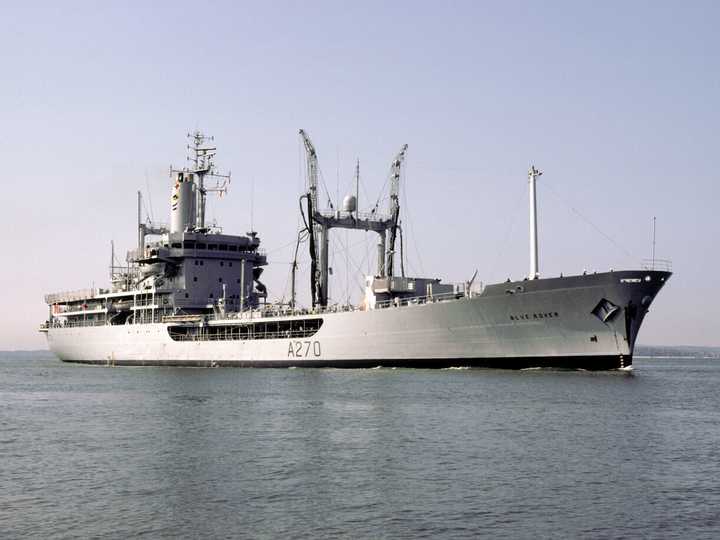 RFA Blue Rover A270 Rover Class Tanker June 1987 Photo Print - Posters, Prints, & Visual Artwork - by Hampshire Prints (image 1 of 9)