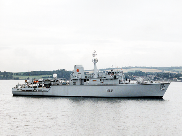 HMS Brecon M29 Hunt Class Mine Warfare Vessel March 1997