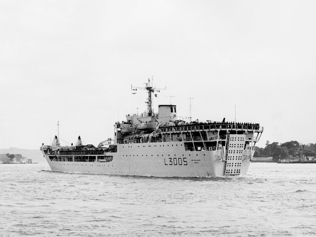 RFA Sir Galahad L3005 Round Table Class Ship 1982 Photo Print - Posters, Prints, & Visual Artwork - by Hampshire Prints (image 1 of 9)