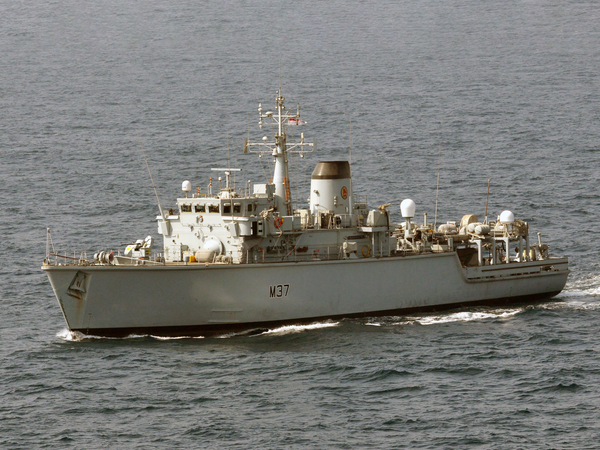 HMS Chiddingfold M37 Hunt Class Minehunter November 2014