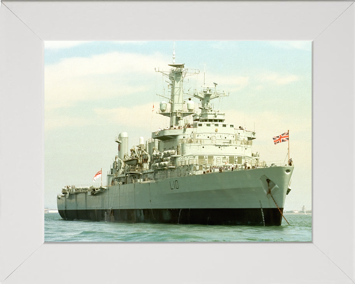 HMS Fearless (L10) Royal Navy Fearless Class Landing Platform Dock At Anchor Photo Print Wall Art Decor - Posters, Prints, & Visual Artwork - by Hampshire Prints (image 5 of 9)
