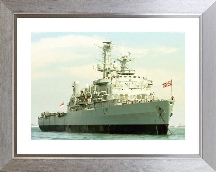 HMS Fearless (L10) Royal Navy Fearless Class Landing Platform Dock At Anchor Photo Print Wall Art Decor - Posters, Prints, & Visual Artwork - by Hampshire Prints (image 6 of 9)