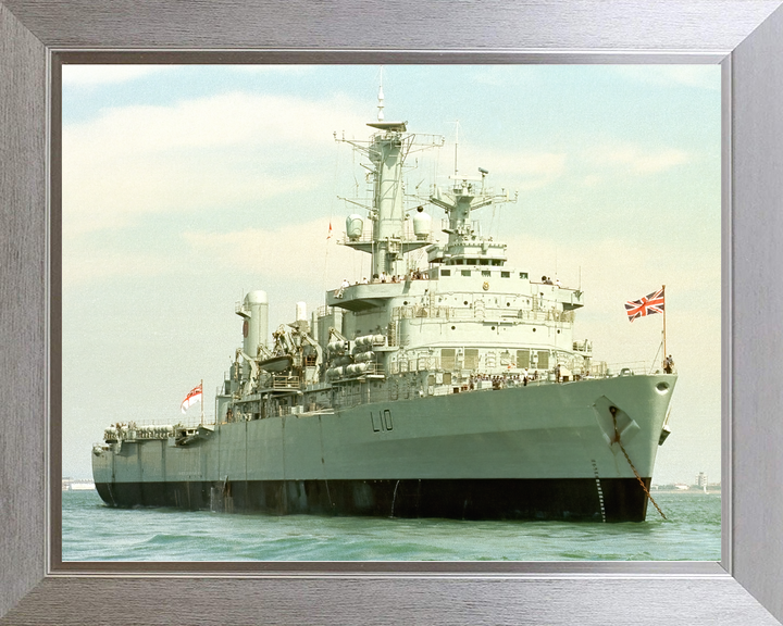 HMS Fearless (L10) Royal Navy Fearless Class Landing Platform Dock At Anchor Photo Print Wall Art Decor - Posters, Prints, & Visual Artwork - by Hampshire Prints (image 7 of 9)
