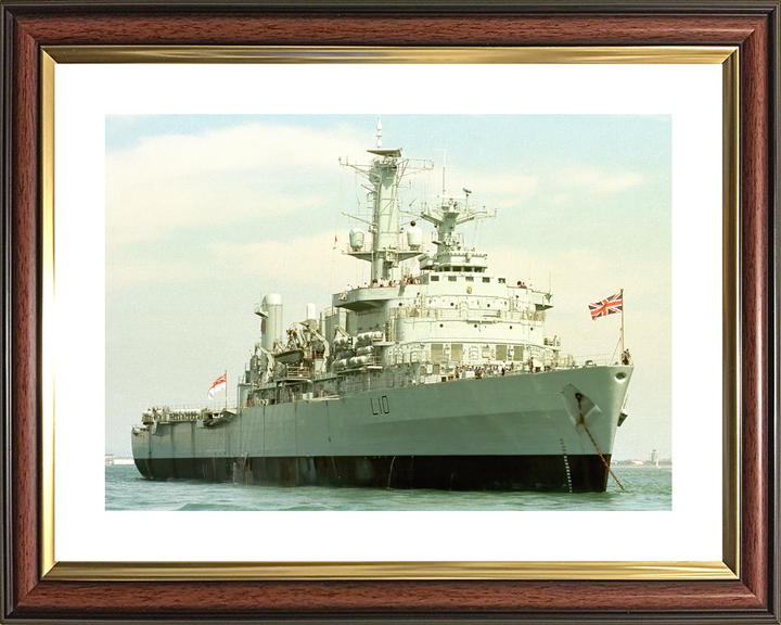 HMS Fearless (L10) Royal Navy Fearless Class Landing Platform Dock At Anchor Photo Print Wall Art Decor - Posters, Prints, & Visual Artwork - by Hampshire Prints (image 8 of 9)