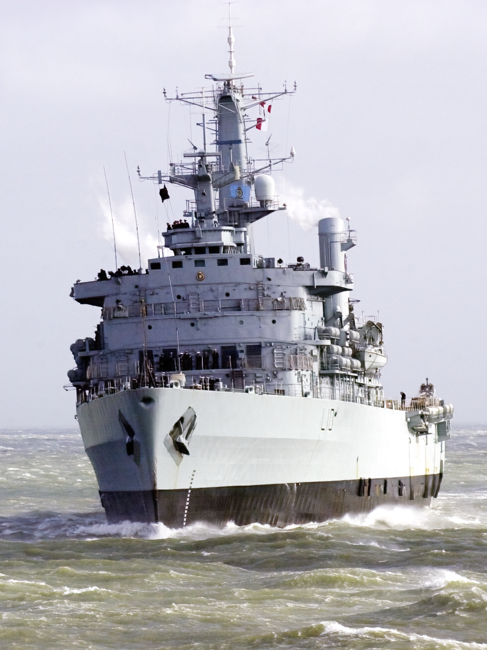 HMS Fearless (L10) Royal Navy Fearless Class Landing Platform Dock Underway Photo Print Wall Art Decor - Posters, Prints, & Visual Artwork - by Hampshire Prints (image 1 of 9)