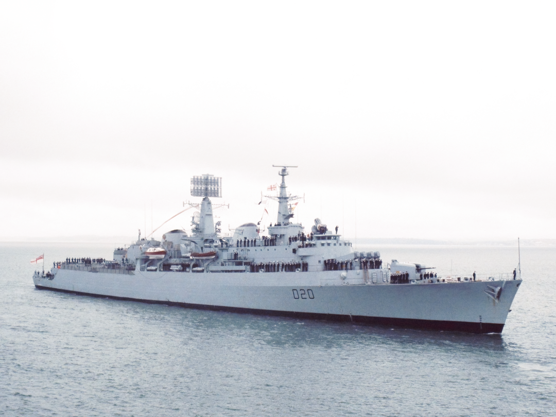 HMS Fife (D20) Royal Navy County Class Destroyer Paying Off Photo Print Wall Art Decor - Posters, Prints, & Visual Artwork - by Hampshire Prints (image 1 of 9)