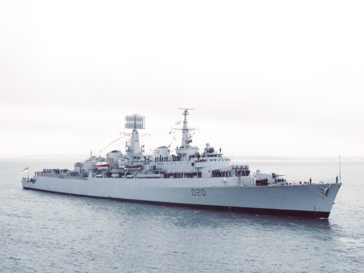 HMS Fife (D20) Royal Navy County Class Destroyer Paying Off Photo Print Wall Art Decor - Posters, Prints, & Visual Artwork - by Hampshire Prints (image 1 of 9)