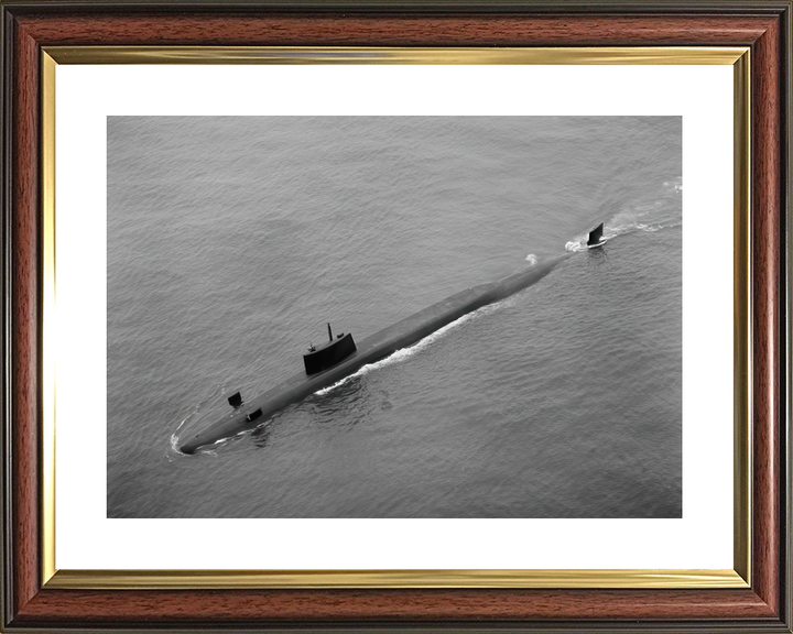 HMS Resolution S22 Resolution Class Submarine Aerial View