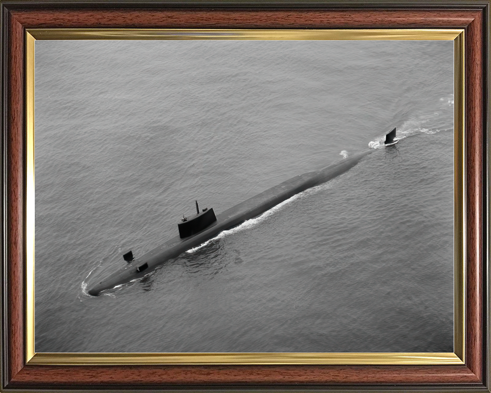 HMS Resolution S22 Resolution Class Submarine Aerial View