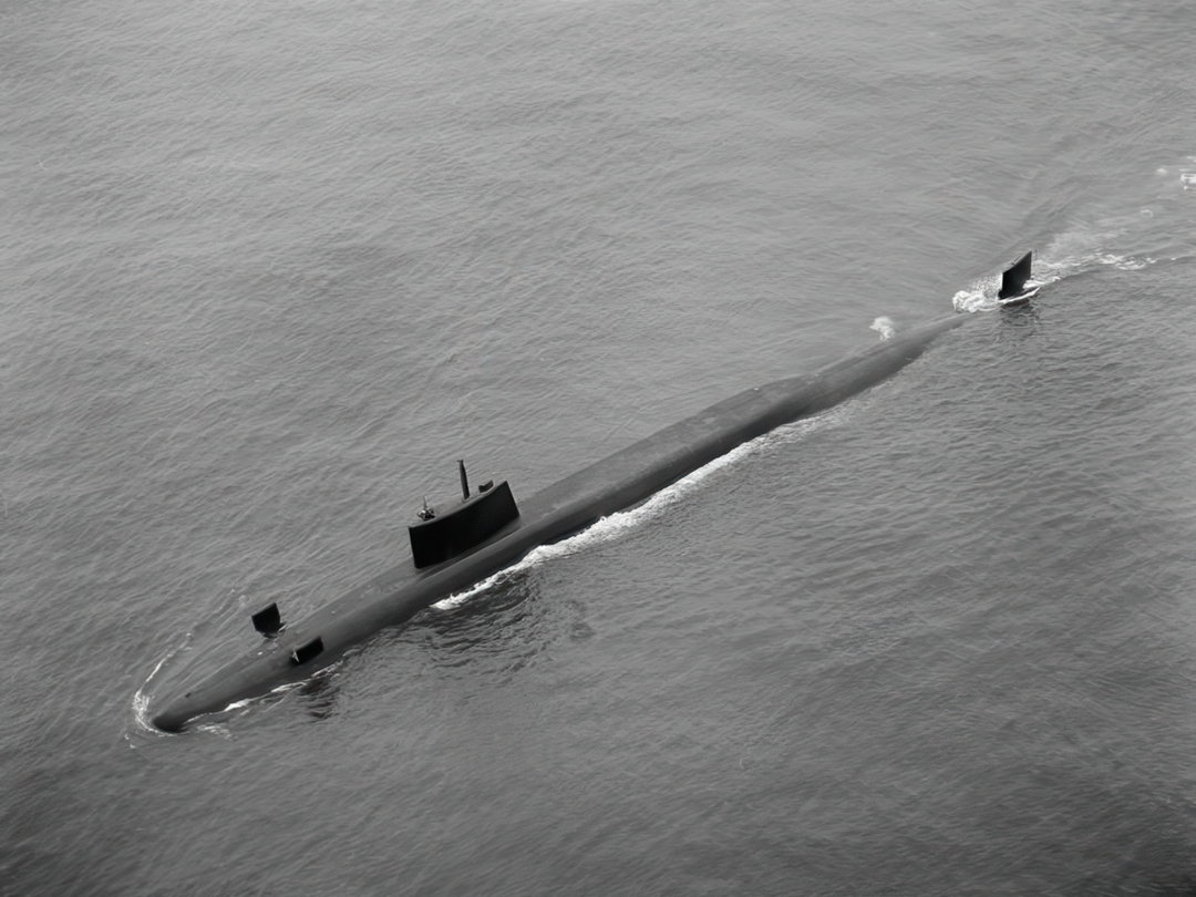 HMS Resolution S22 Resolution Class Submarine Aerial View