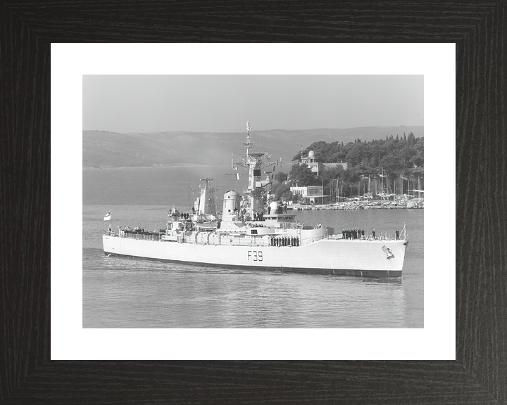 HMS Naiad F39 Leander Class Frigate 1983 Photo Print - Posters, Prints, & Visual Artwork - by Hampshire Prints (image 2 of 9)