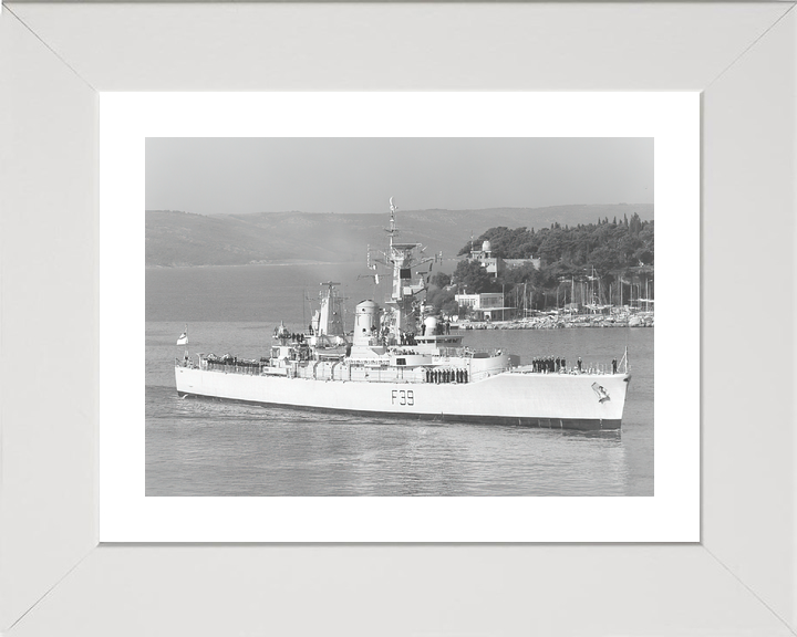 HMS Naiad F39 Leander Class Frigate 1983 Photo Print - Posters, Prints, & Visual Artwork - by Hampshire Prints (image 4 of 9)
