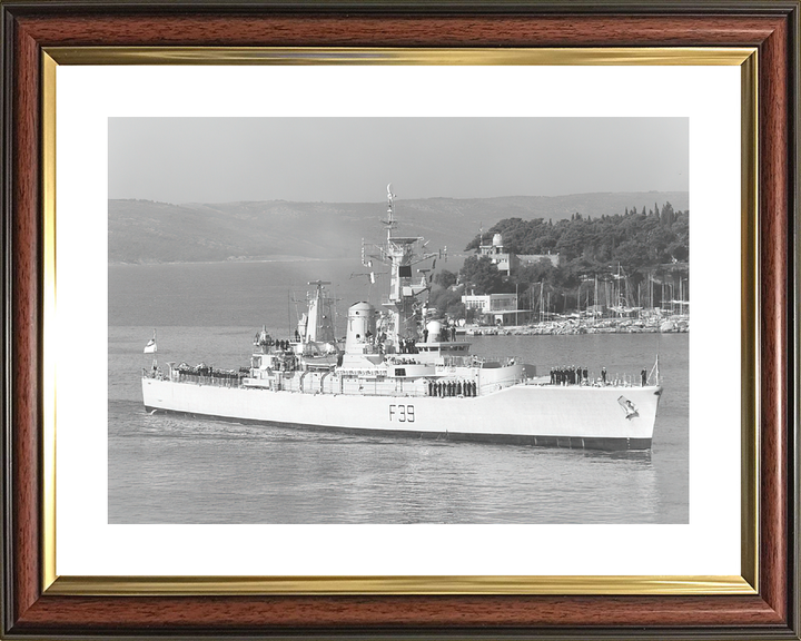 HMS Naiad F39 Leander Class Frigate 1983 Photo Print - Posters, Prints, & Visual Artwork - by Hampshire Prints (image 8 of 9)