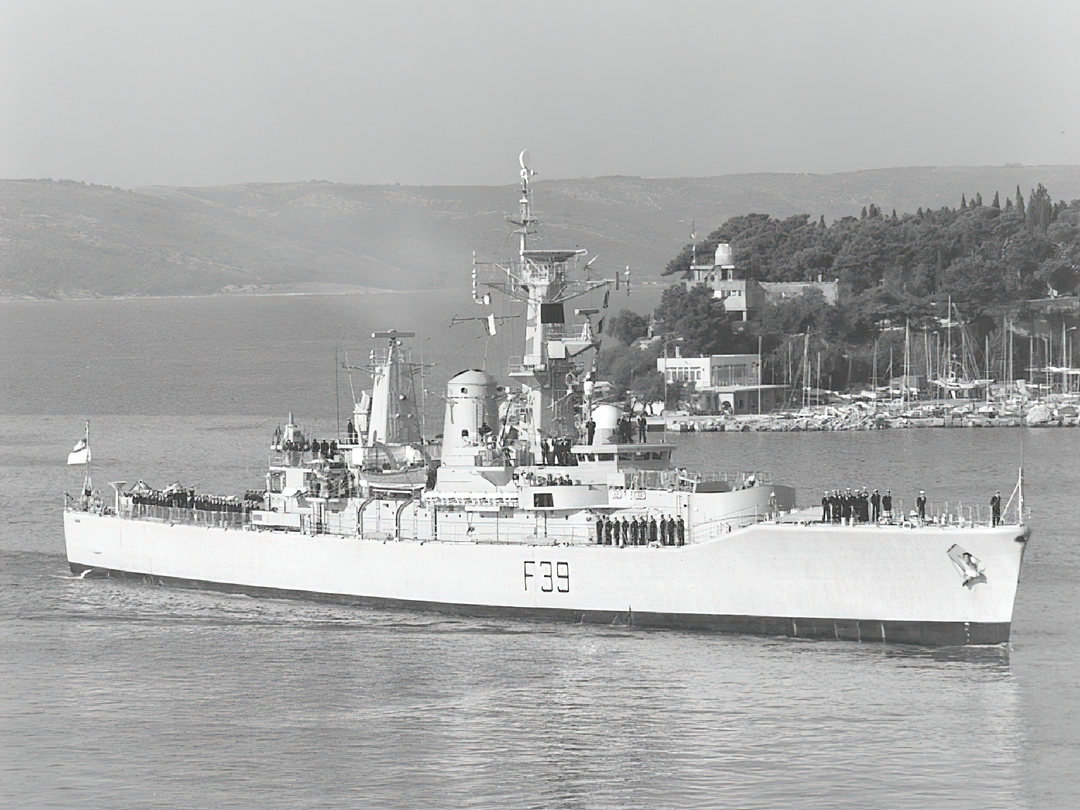 HMS Naiad F39 Leander Class Frigate 1983 Photo Print - Posters, Prints, & Visual Artwork - by Hampshire Prints (image 1 of 9)