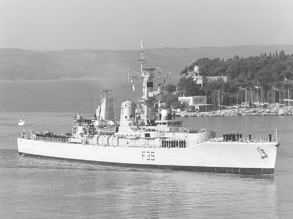 HMS Naiad F39 Leander Class Frigate 1983