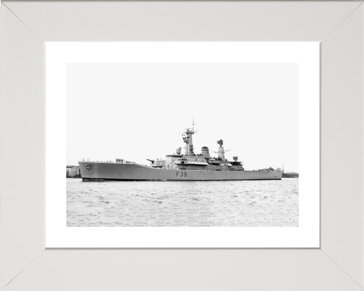 HMS Naiad F39 Leander Class Frigate Port Side View Photo Print - Posters, Prints, & Visual Artwork - by Hampshire Prints (image 4 of 9)