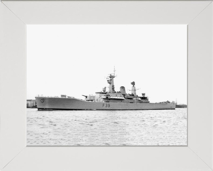 HMS Naiad F39 Leander Class Frigate Port Side View Photo Print - Posters, Prints, & Visual Artwork - by Hampshire Prints (image 5 of 9)
