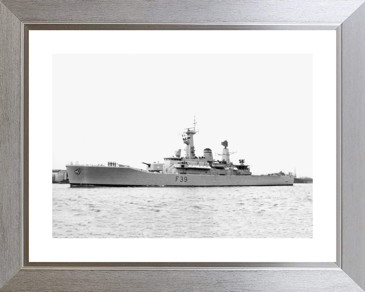 HMS Naiad F39 Leander Class Frigate Port Side View Photo Print - Posters, Prints, & Visual Artwork - by Hampshire Prints (image 6 of 9)