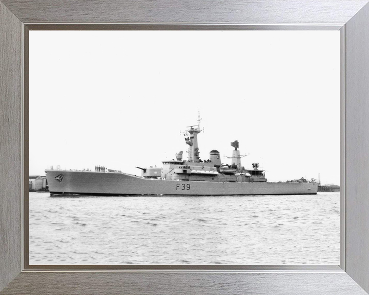 HMS Naiad F39 Leander Class Frigate Port Side View Photo Print - Posters, Prints, & Visual Artwork - by Hampshire Prints (image 7 of 9)
